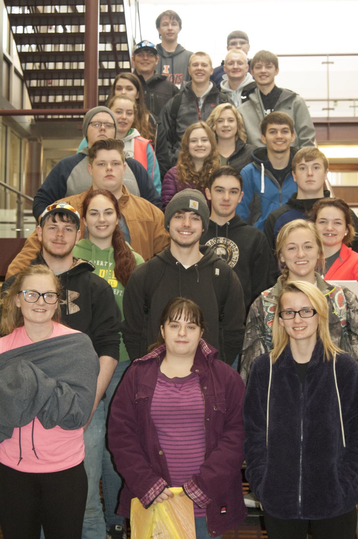 Windsor High School students visit Booth Library